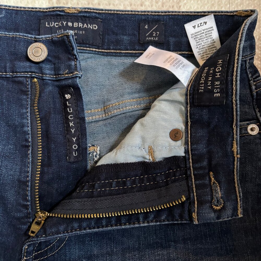 LUCKY Brand Bridgette Women’s High Rise Skinny Jeans Size 4